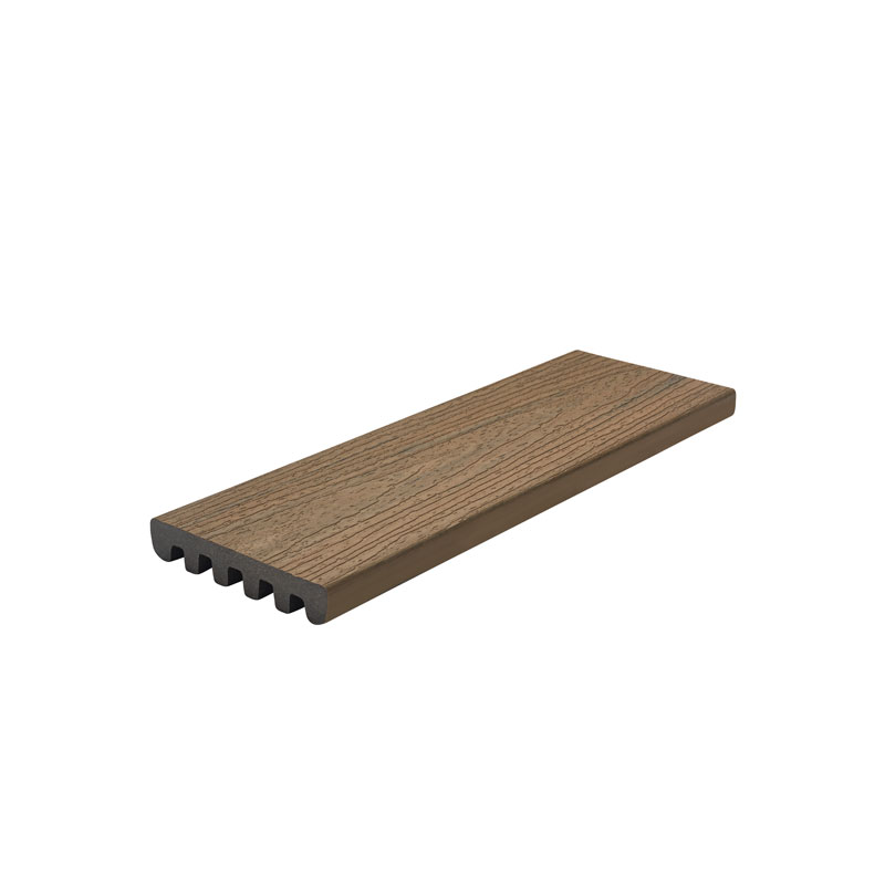 Stock image of Trex Toasted Sand square board. 