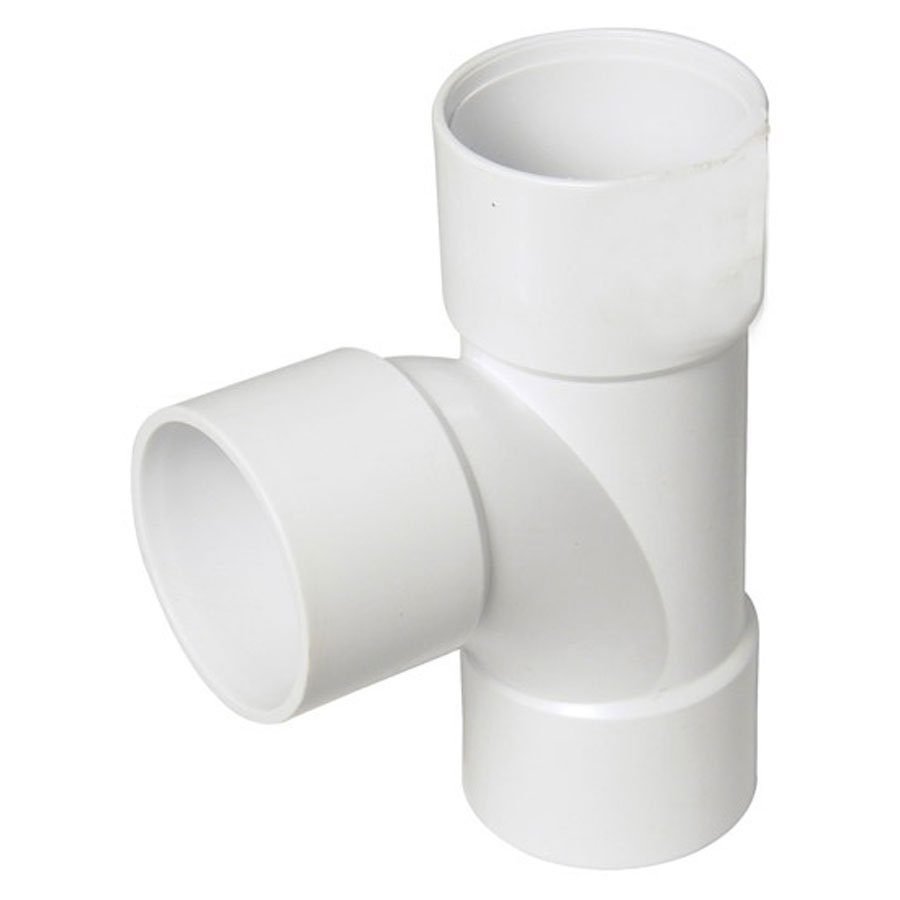 ABS solvent swept tee 32mm White