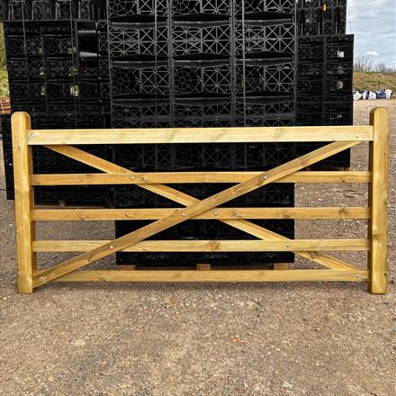 6ft Treated Softwood 5 Bar Field Gate