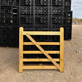 4ft Treated Softwood 5 Bar Field Gate
