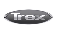 Logo of Trex composite decking. company. 