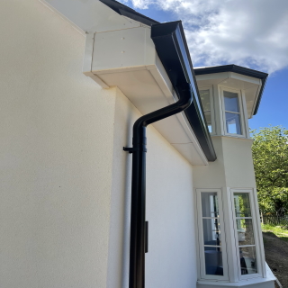 White Cottage - Downpipe Guttering