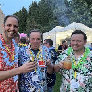 The three FORT Directors at an event organised by a supplier. 