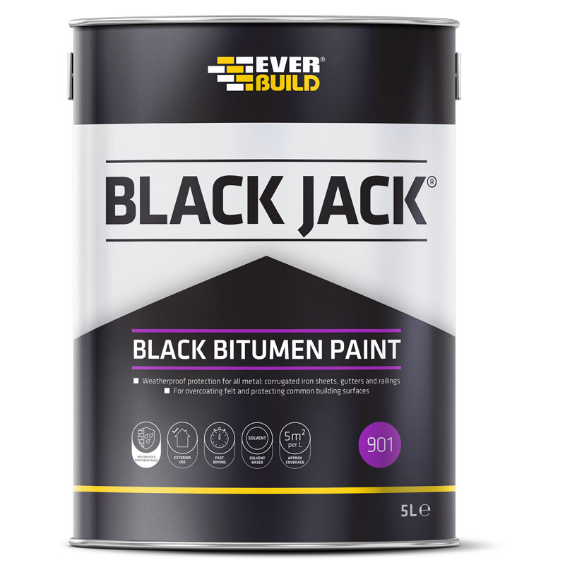 Black Bitumen Paint - 5l