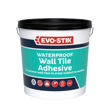 Bostik - EvoStik Waterproof Wall Tile Adhesive (D2TE) Large - 5ltr