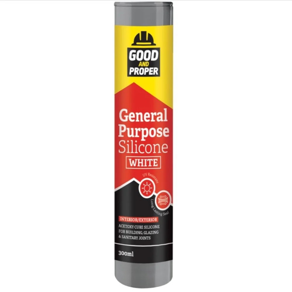 Good & Proper General Purpose Silicone 300ml - White
