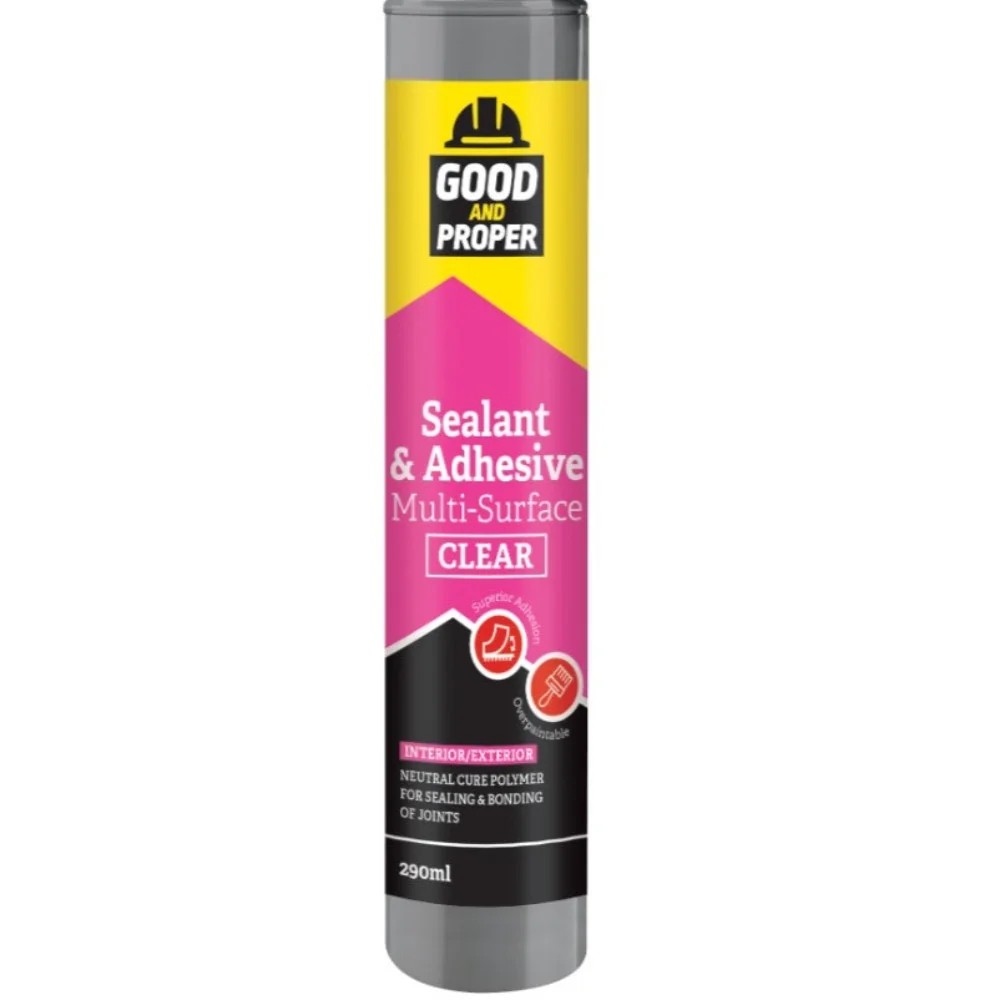 Good & Proper Seal & Adhesive Multi-Surface 290ml - Clear