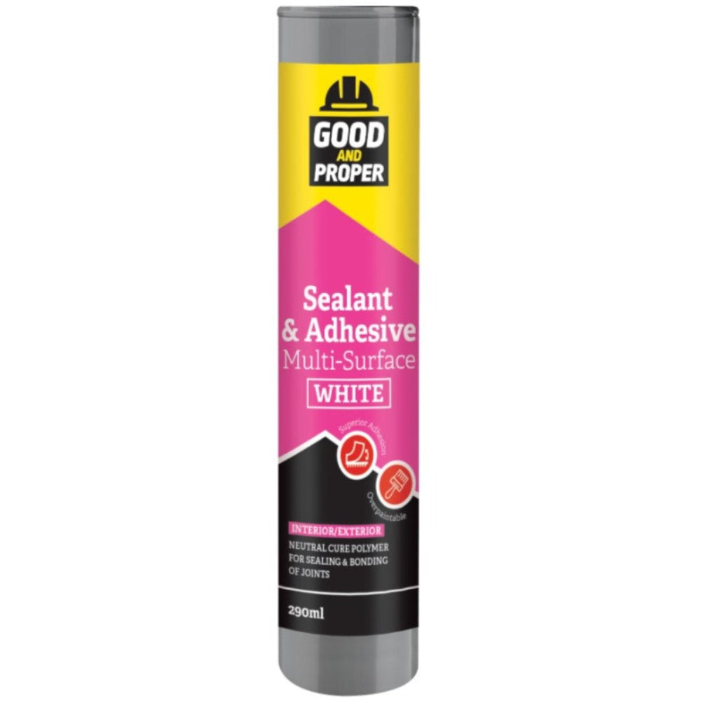 Good & Proper Seal & Adhesive Multi-Surface 290ml - White