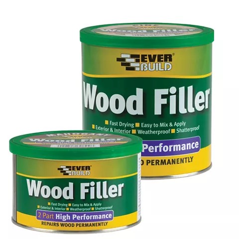 2 Part High Performance Wood Filler White 500g