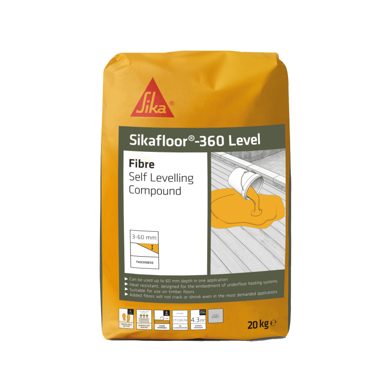 Sikafloor - 360 Level Fibre Self Levelling Floor Compound 20kg