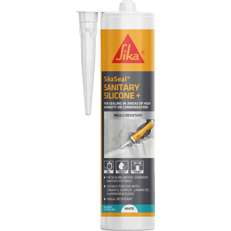 Sanitary Silicone 500 White 295ml