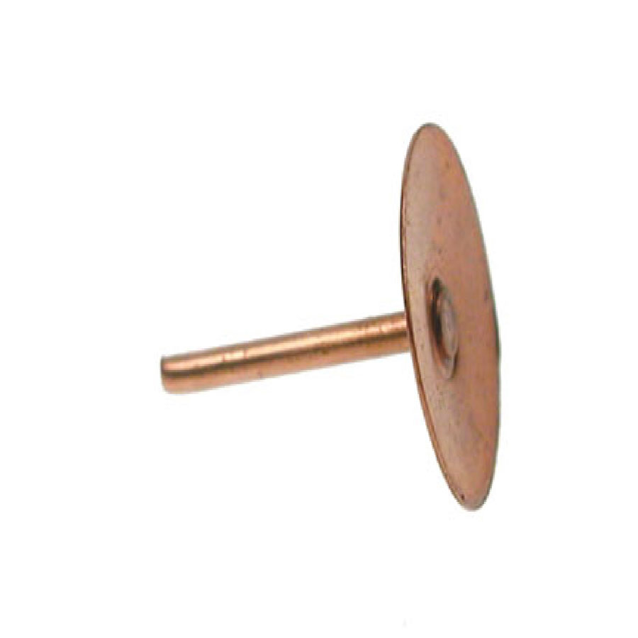 Copper Disc Rivet - Pack 1000