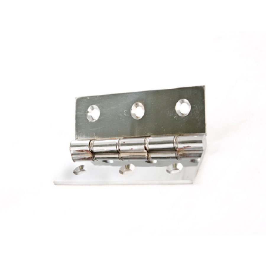 Butt Hinge, Chrome Plated, 75x50mm - Pair