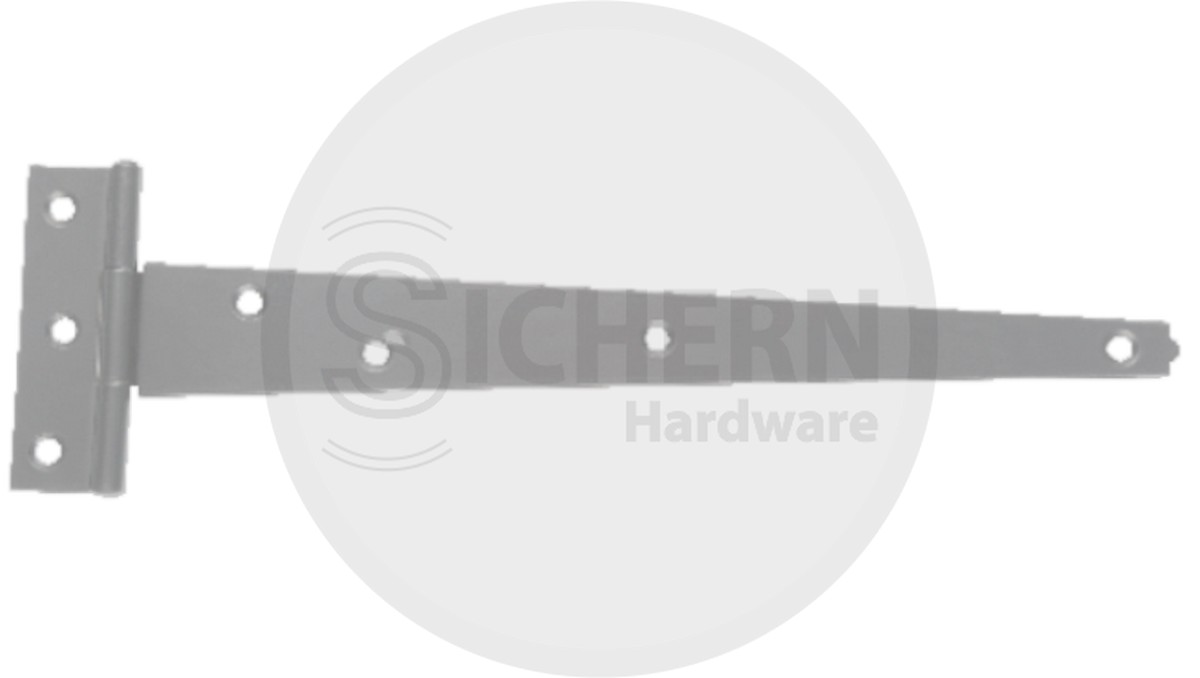 Standard Tee Hinge - Pair - Prepack 200MM - Galvorite Silver