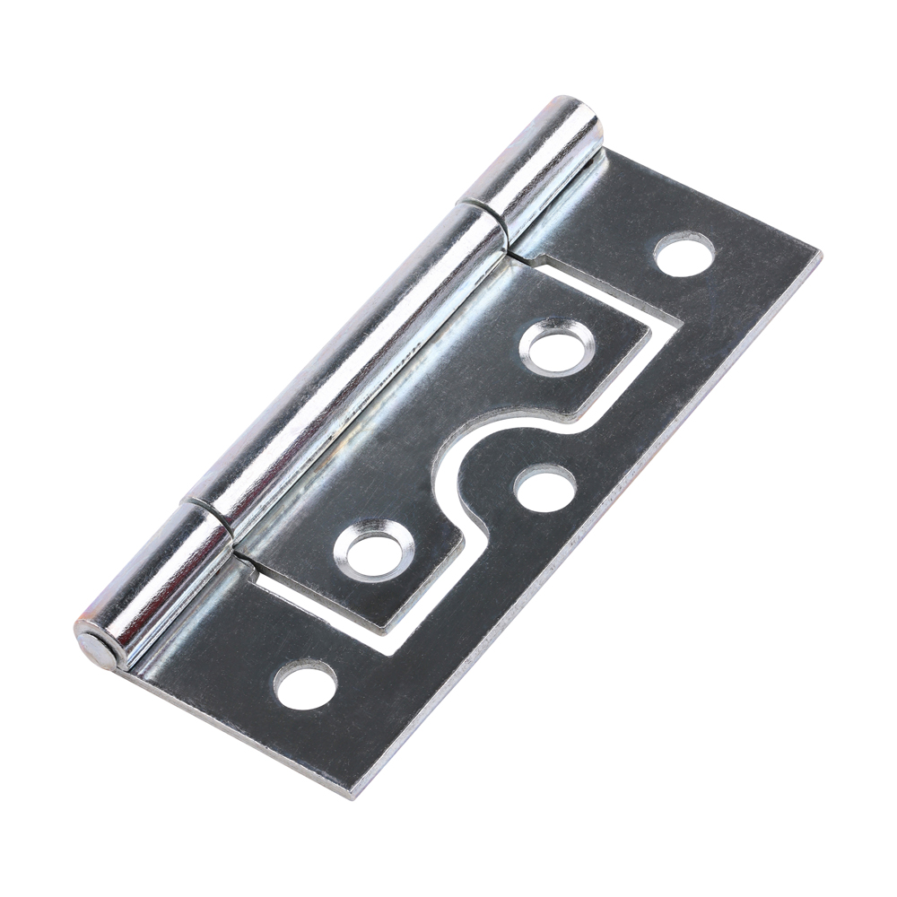 Flush Hinge 63 x 37mm Pair - Zinc