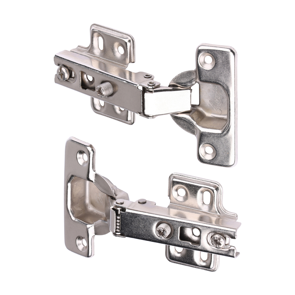 Cabinet Hinges - 90 Degree Pair - Nickel