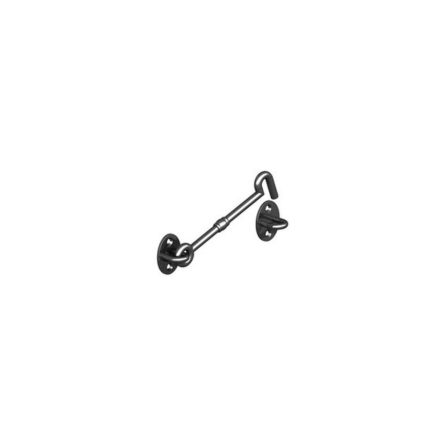 GateMate Cast Pattern Cabin Hooks 4" 100mm E/Black