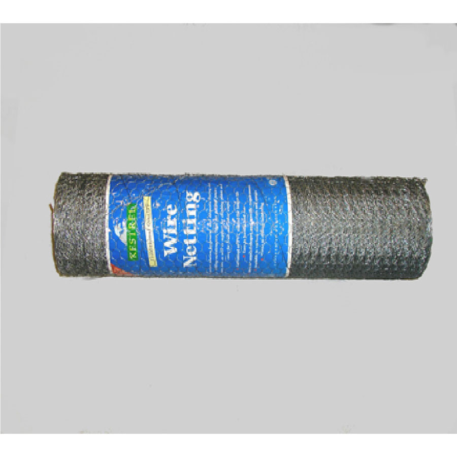 10M Roll Galvanised Wire Netting 600mm X 50mm X 19G