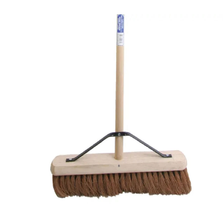 Faithfull Soft Coco Broom 18In Handle & Stay