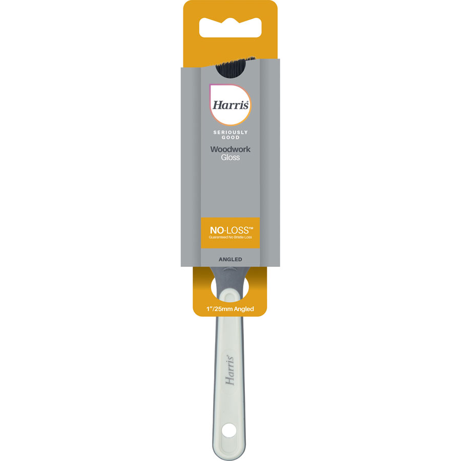 Harris 25mm Gloss Angled Paint Brush Seriously Good - Woodwork