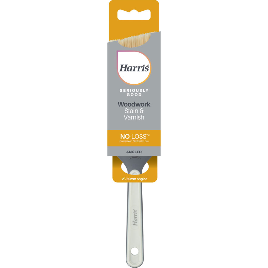 Harris 50mm Woodwork Angled Paint Brush Seriously Good - Stain & Varnish