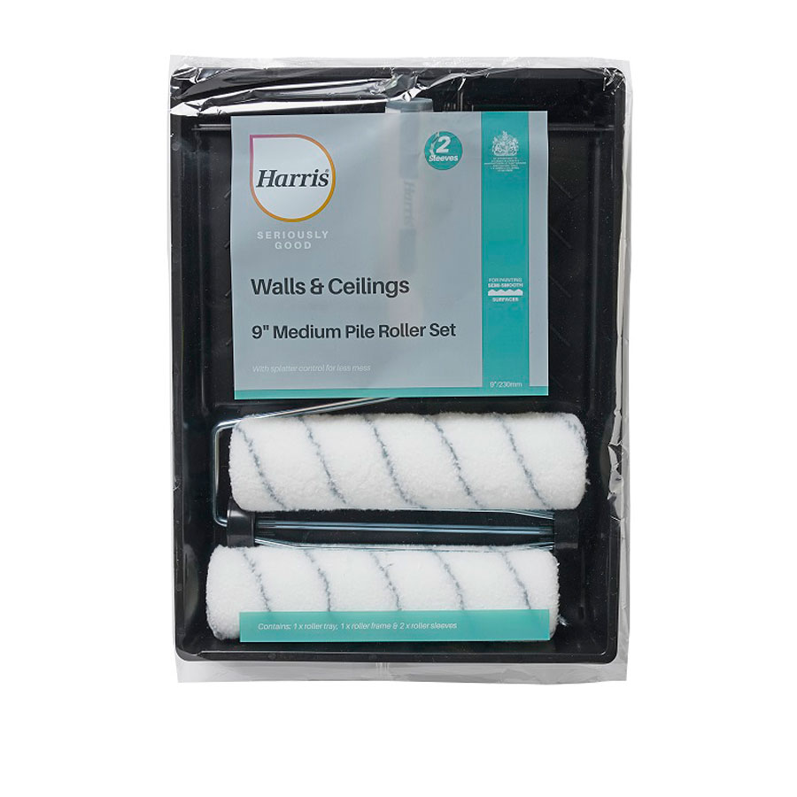 Harris 9" Twin Sleeve Roller Set Seriously Good - Wall & Ceilings