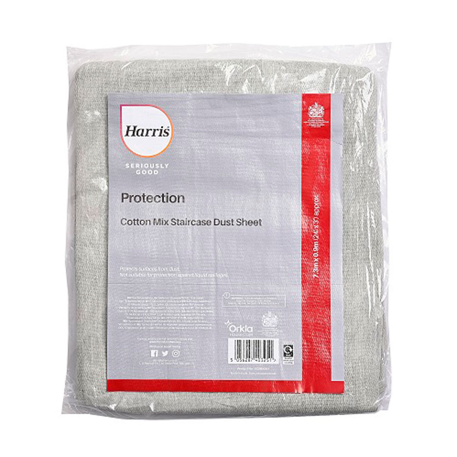 Harris Cotton Rich Staircase Dust Sheet Seriously Good