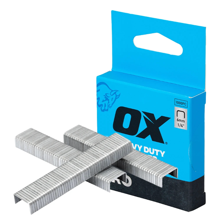 OX Pro Heavy Duty Staples - 6mm