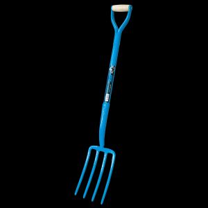 Product image with black backdrop of a prong fork.