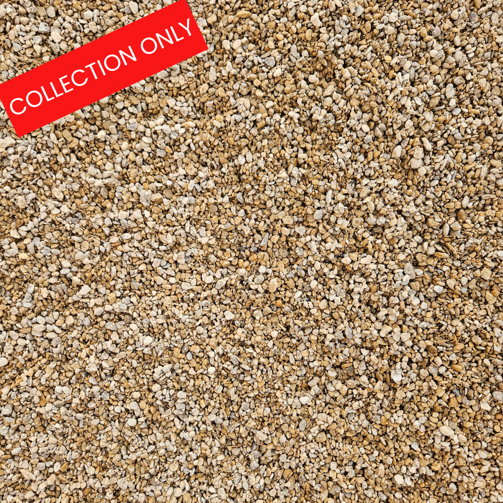 Pea Shingle (Buff) - SCOOP COLLECTION Level Scoop is 760kg (Collected)