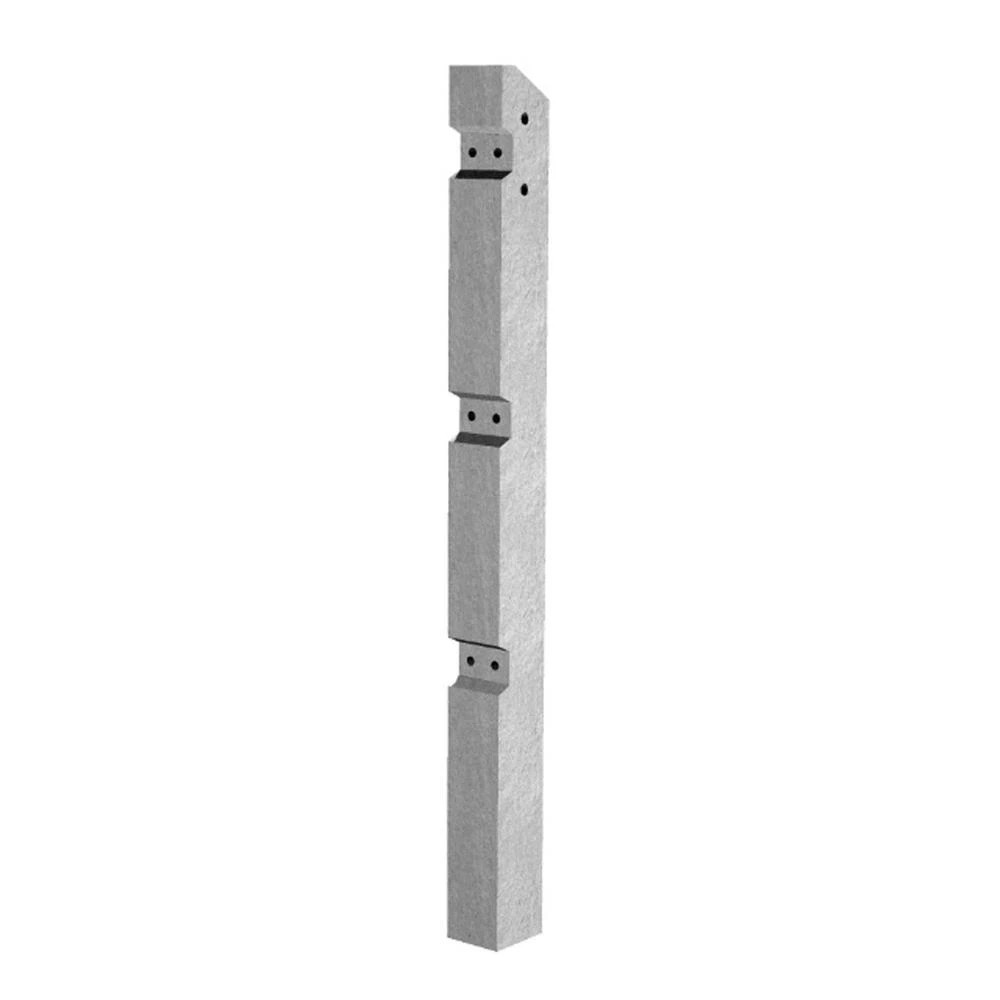 2500x125x110(100x110) Recessed Concrete Fence Post (To Suit 1.8m Fence)