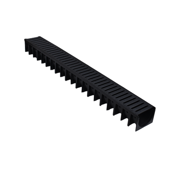 4ALL 120mm X 1m Domestic Channel A15 Polypropylene with Poly Cover