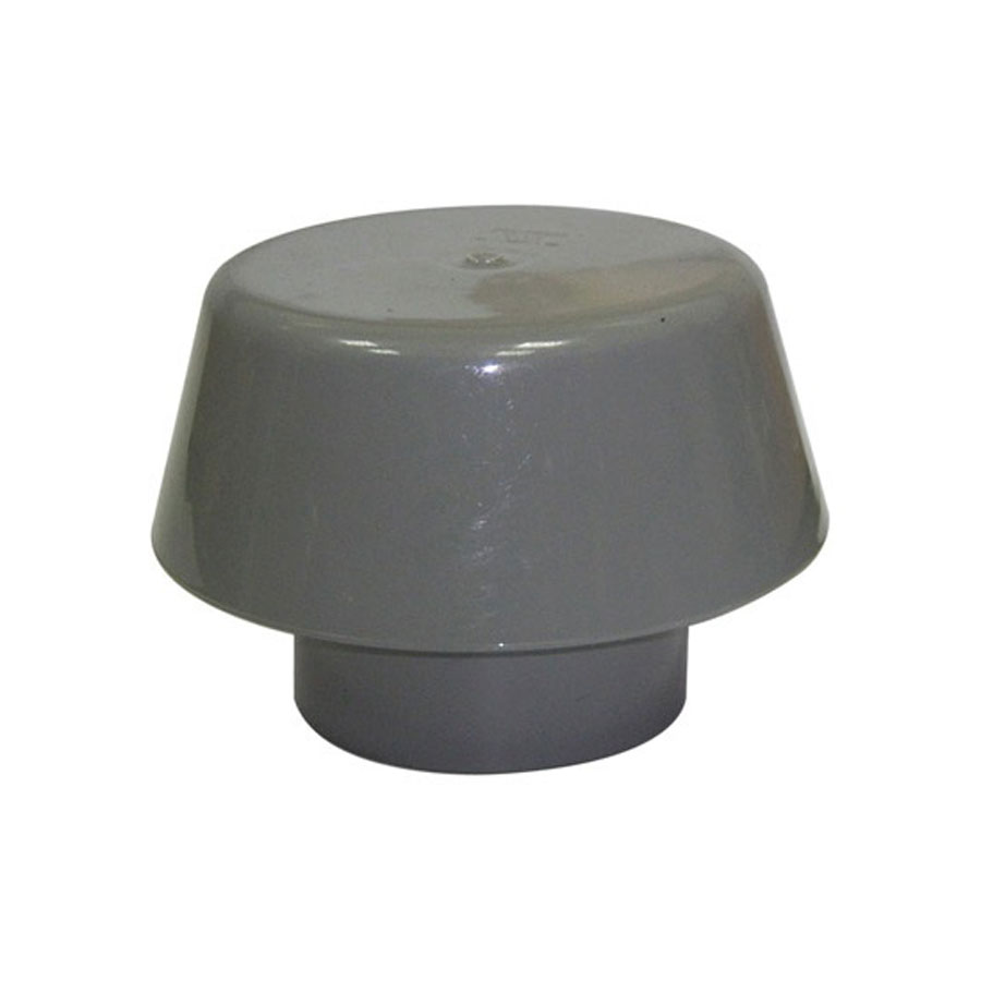 110mm soil extract cowl grey