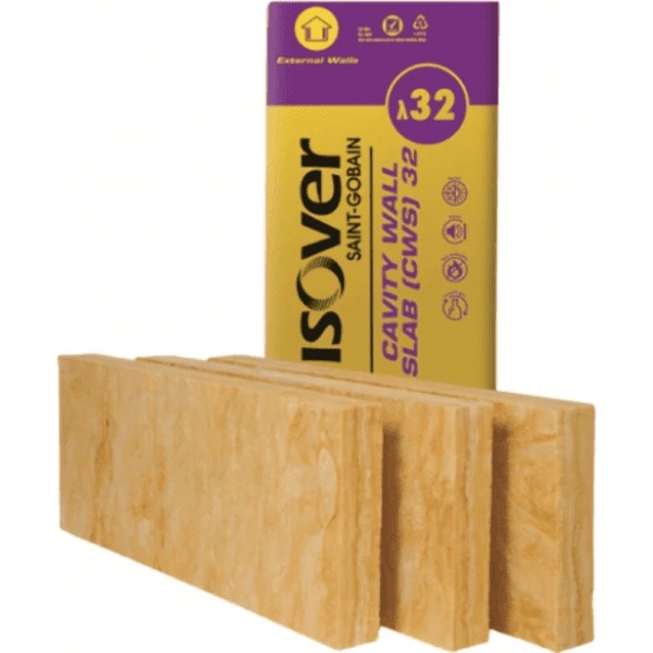 Isover Cavity Wall Slab 32 100mm x 1200 x 455 (3.28m2)