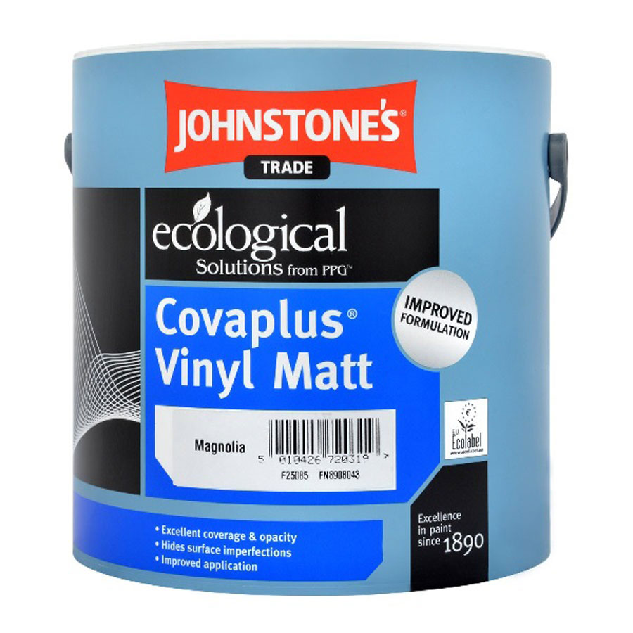 Johnstones Trade Covaplus Vinyl Matt Magnolia 5L