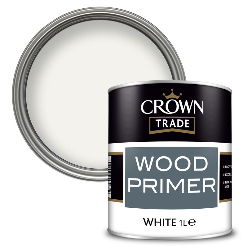 Crown Trade Wood Primer White - 1L