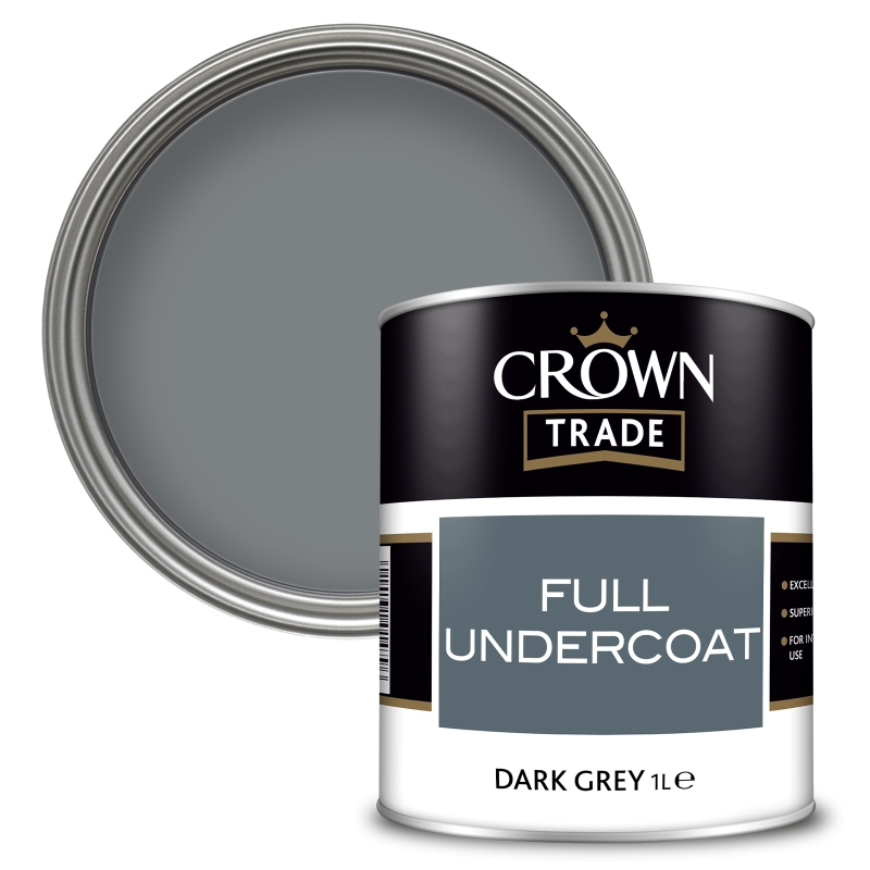 Crown Trade Undercoat Dark Grey - 1L