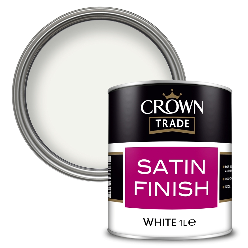 Crown Trade Satin White - 1L