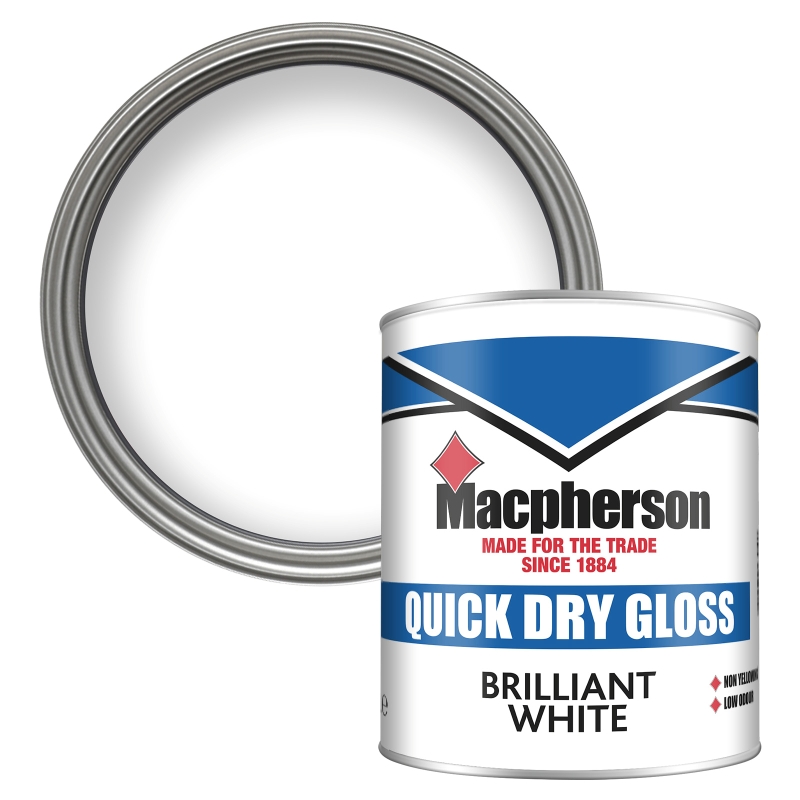 Macpherson Quick Dry Gloss Brilliant White - 1L