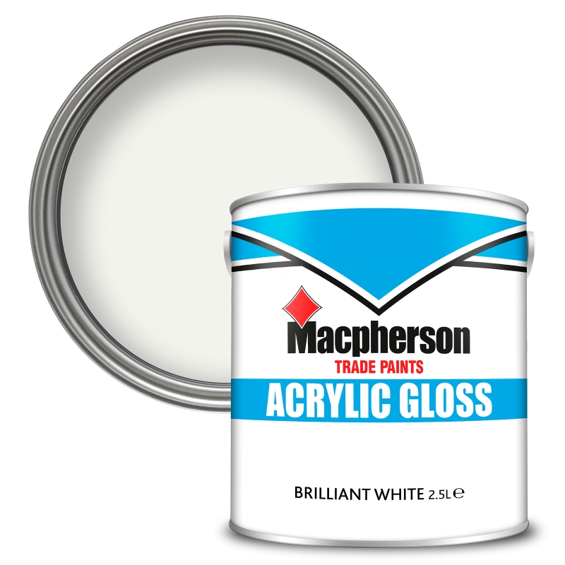 Macpherson Quick Dry Gloss Brilliant White - 2.5L
