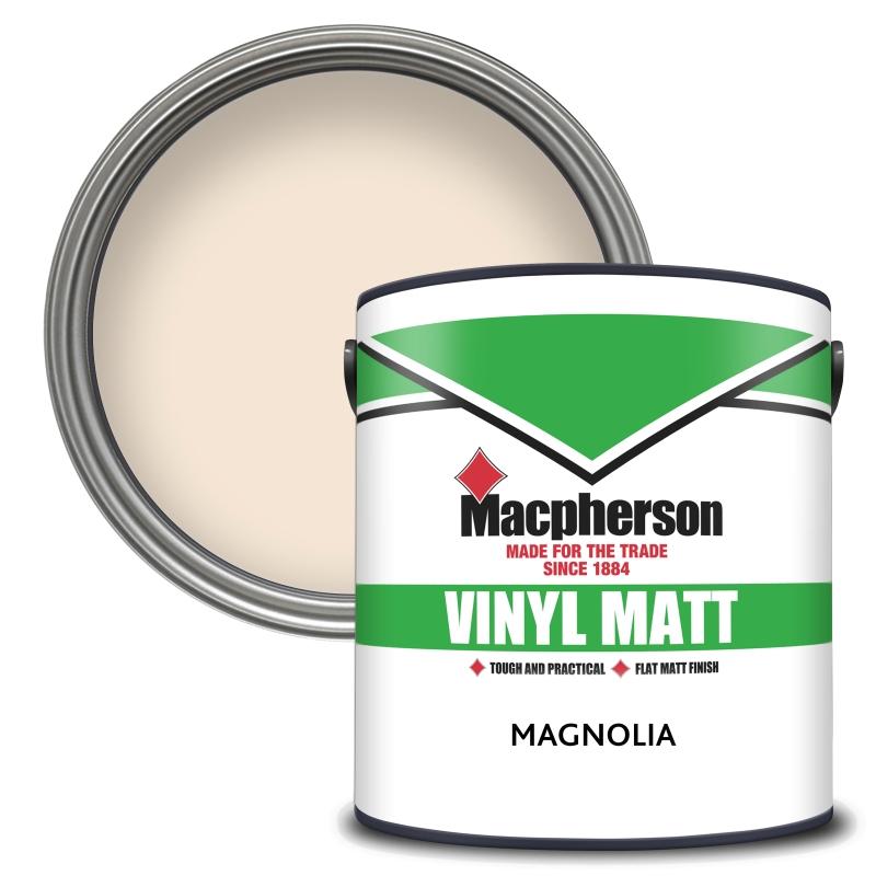 Macpherson Vinyl Matt Emulsion Magnolia - 2.5L