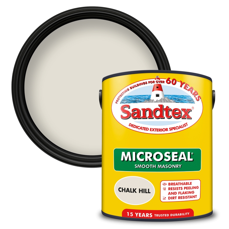 Sandtex Microseal Smooth Masonry Chalk Hill - 5L