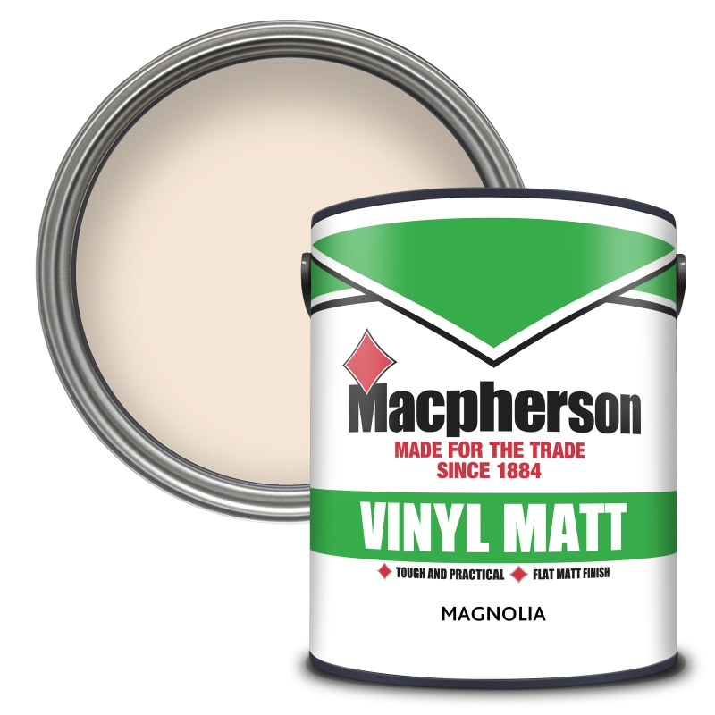 Macpherson Vinyl Matt Emulsion Magnolia - 5L