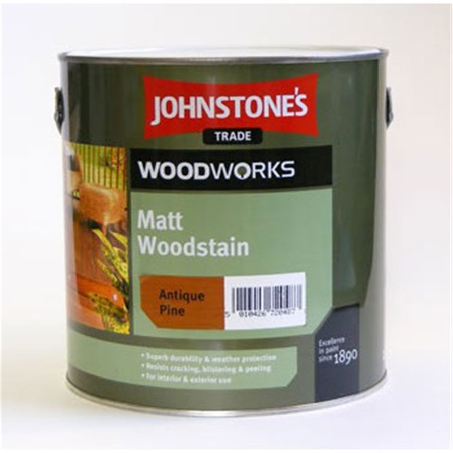 Johnstones Trade Matt Woodstain Antique Pine 750ml