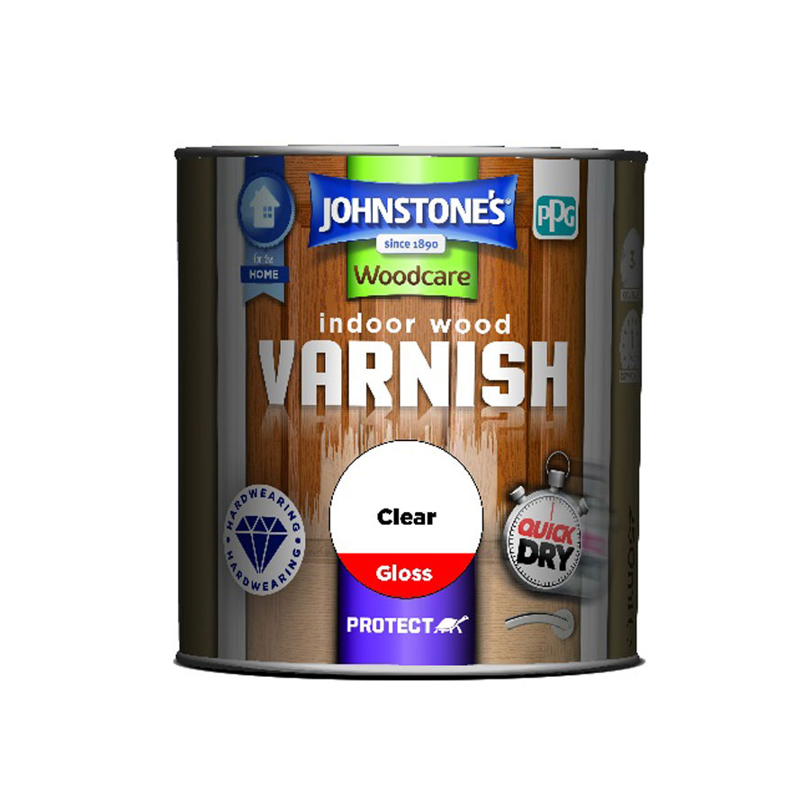 Johnstones Woodcare Floor Varnish Gloss Clear 2.5L