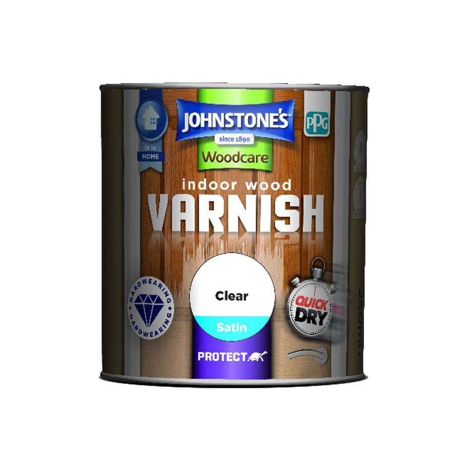 Johnstones Woodcare Floor Varnish Satin Clear 2.5L