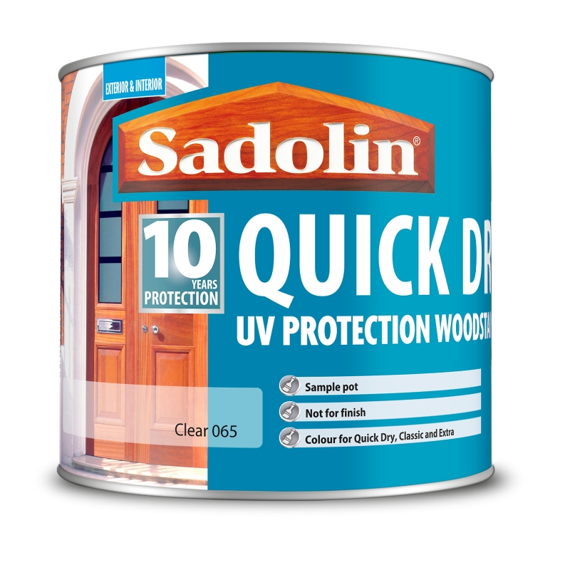 Sadolin 10 Year Quick Dry Woodstain Base Clear - 250ml