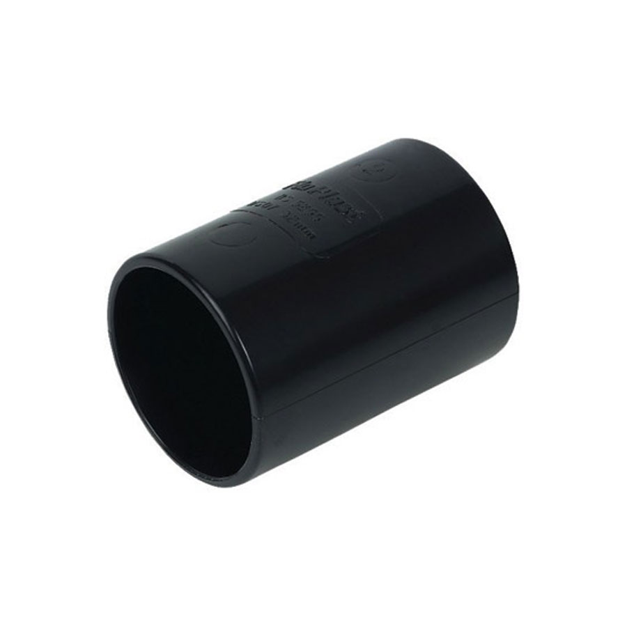 ABS solvent coupling 32mm Black