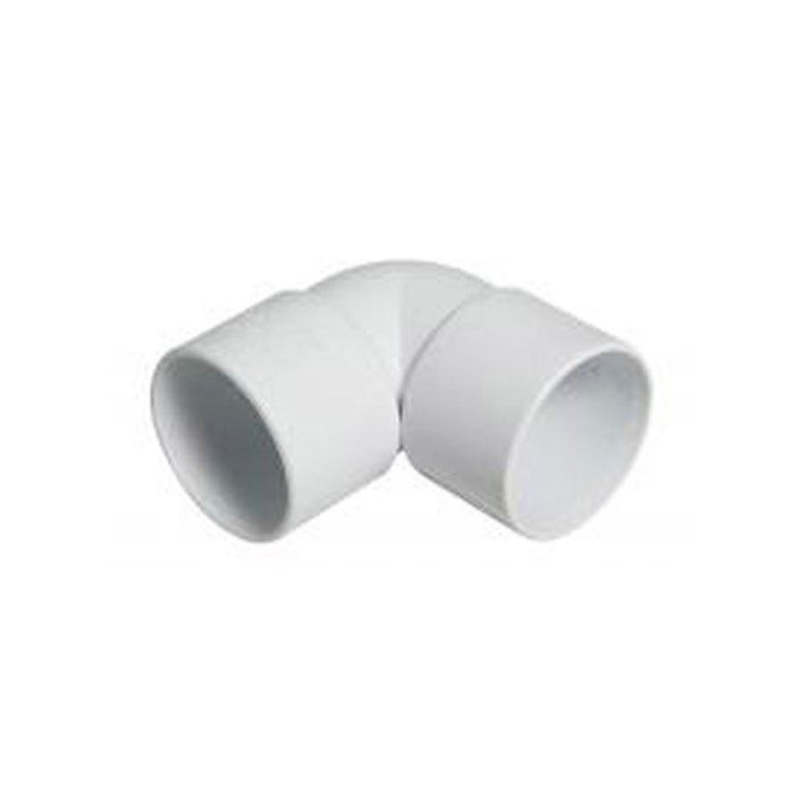 ABS solvent 90' knuckle 32mm White