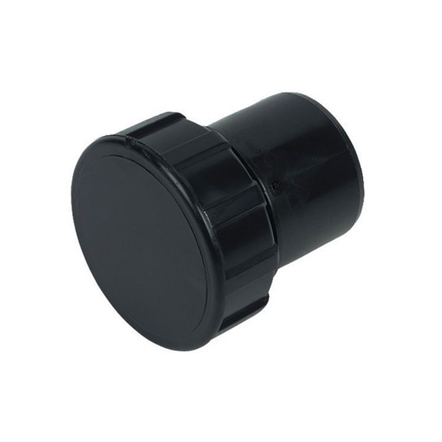 ABS solvent access plug 32mm Black